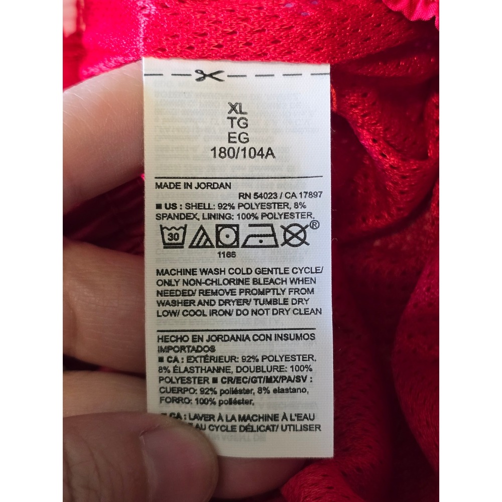 NWOT Old Navy Mens XL Red White Maple Leaf Print Swim Trunks Canada Board Shorts - Picture 8 of 11